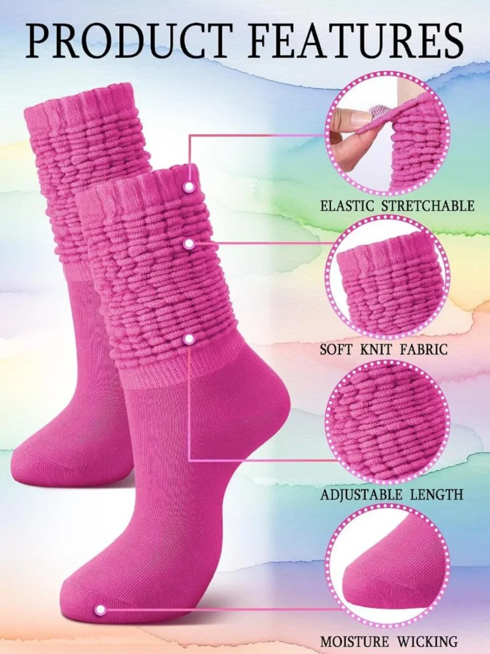 Cozy Slouch Socks for Women - 6-32 Pairs, Soft & Stylish Footwear Essentials